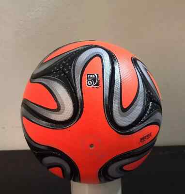 RARE Adidas Brazuca Orange Power Official Match Ball FIFA World