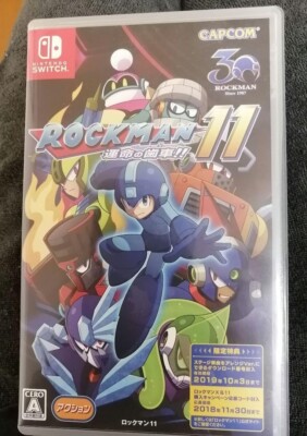 USE Rockman 11 fate of gear Nintendo Switch 2D Action game Capcom