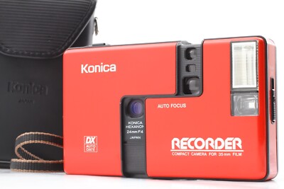 Mint++ In Case👘New Seals] Konica Recorder DX Red Half Frame Film