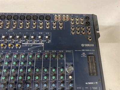 YAMAHA MG166CX-USB 16 CHANNEL ANALOG MIXING CONSOLE | eBay