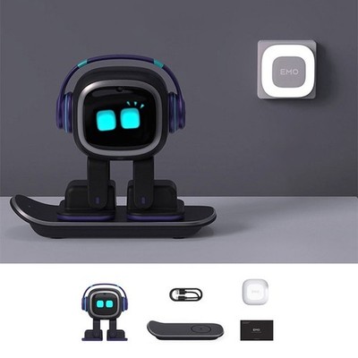 EMO AI Robot Emotional Interaction Robot Pet with Skateboard