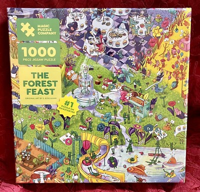 Magic Puzzle Company THE FOREST FEAST Series 2 1000 Piece 28 x 21