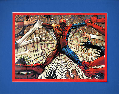 Civil War SPIDER-MAN CAPTURED PRINT PROFESSIONALLY MATTED | eBay
