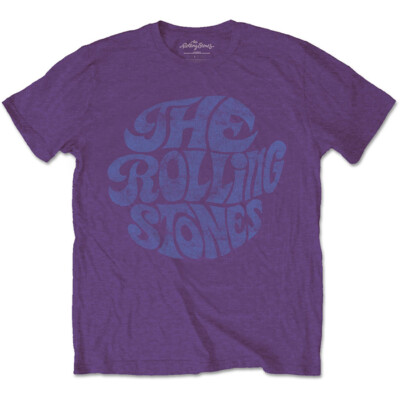The Rolling Stones - Vintage 70's Logo - Purple T-shirt | eBay