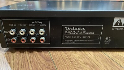 Technics SH-Z170 Stereo Graphic Equalizer , Japan | eBay