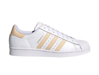 Adidas Originals Superstar Size 9 Mens Shoes White Glow Orange