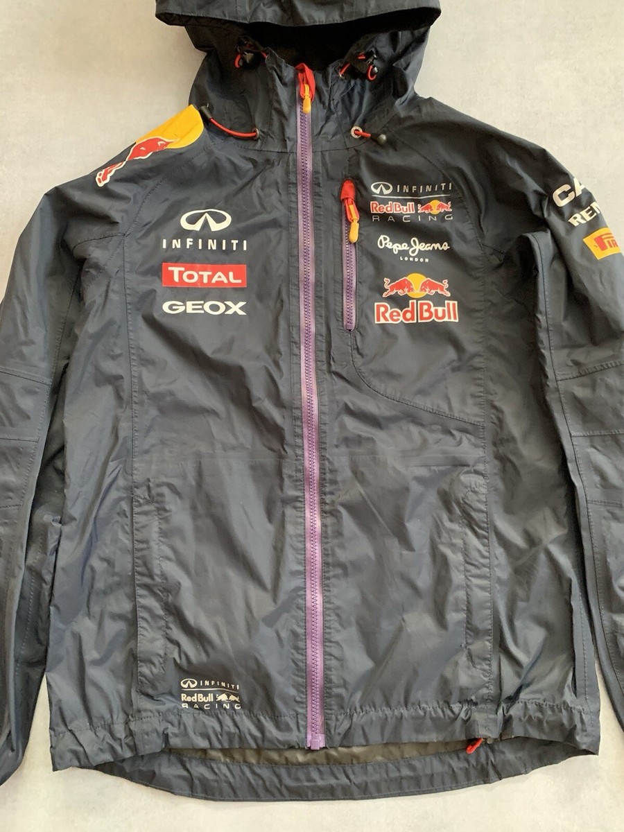 Red Bull racing Pepe Jeans OTL rain jacket size XS Infiniti Men | eBay