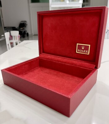 OEM Vintage Rolex President 69178 79178 Large Red Watch Box
