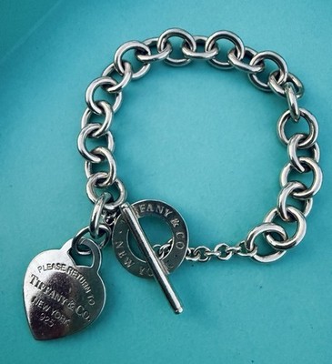 Tiffany & Co. Silver Return T&co Toggle Heart Tag Heavy Chain