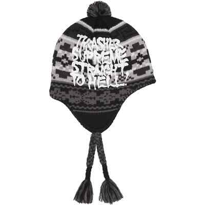 Supreme x Thrasher Earflap Beanie Black Brown Red 3colors FW24 | eBay