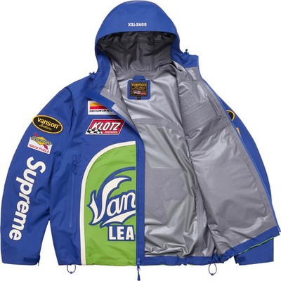 Supreme Vanson Leathers GORE-TEX Shell Jacket Royal | eBay