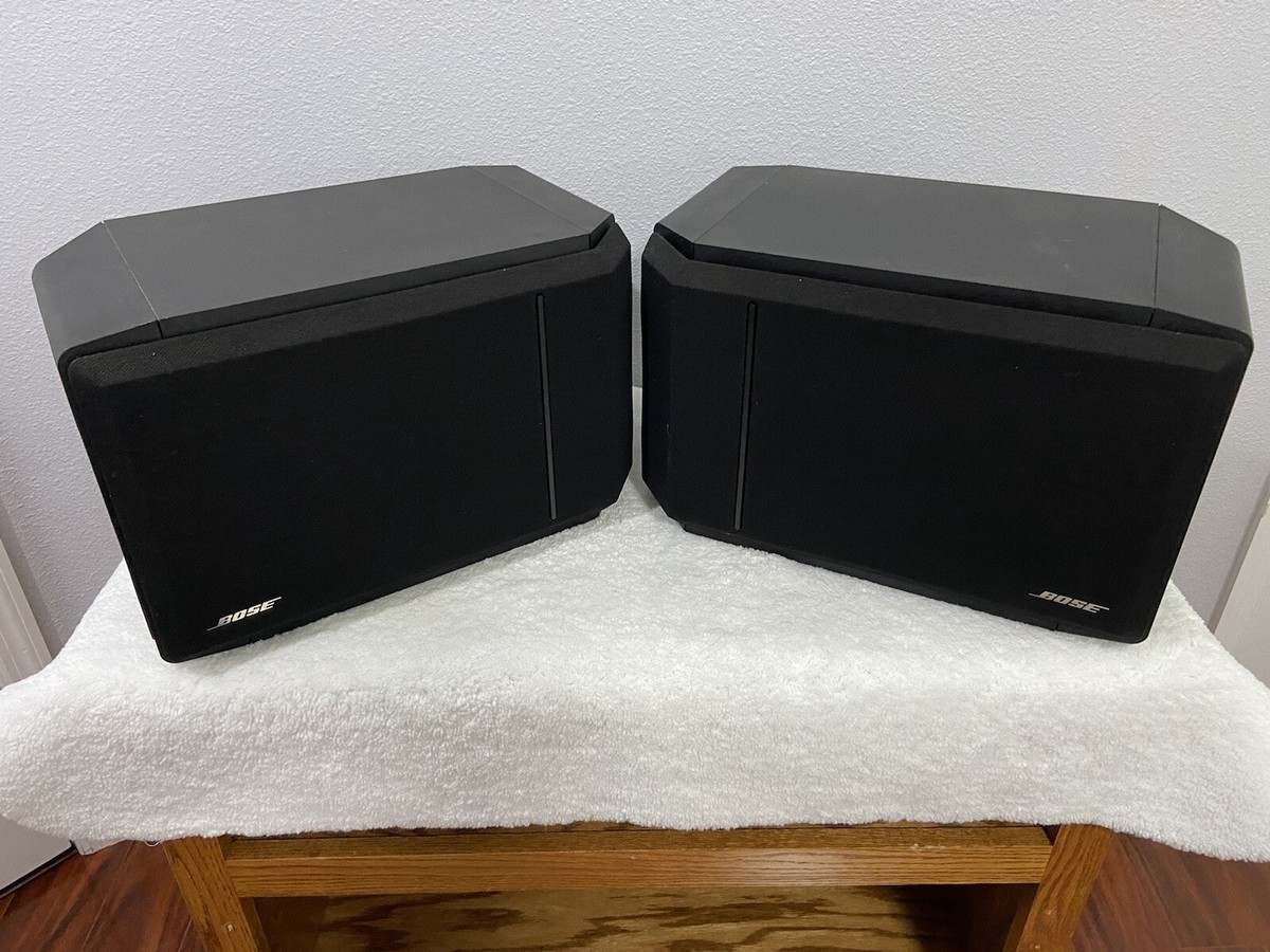 Bose 301 Series IV Direct Reflecting Speakers Pair Black Left