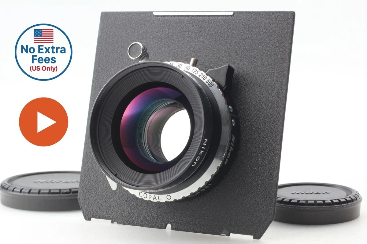 Nikon NIKKOR W 150mm Focal f/5.6 Camera Lenses for sale | eBay