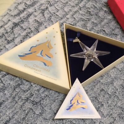 Swarovski Christmas Ornament Star 1993 Limited Edition Figurine