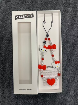 CASETiFY Genuine Hello Kitty Smartphone Strap Charm Limited F/S