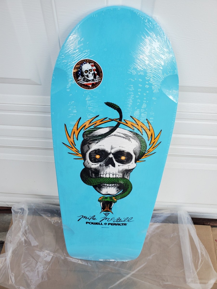 Powell Peralta MIke Mcgill Skull & Snake Reissue Light Blue | eBay