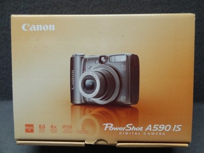 Canon PowerShot A590 IS 8.0MP Digital Camera - Gray for sale