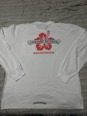 Size XL Chrome Hearts Honolulu Exclusive Tee Hibiscus Longsleeve