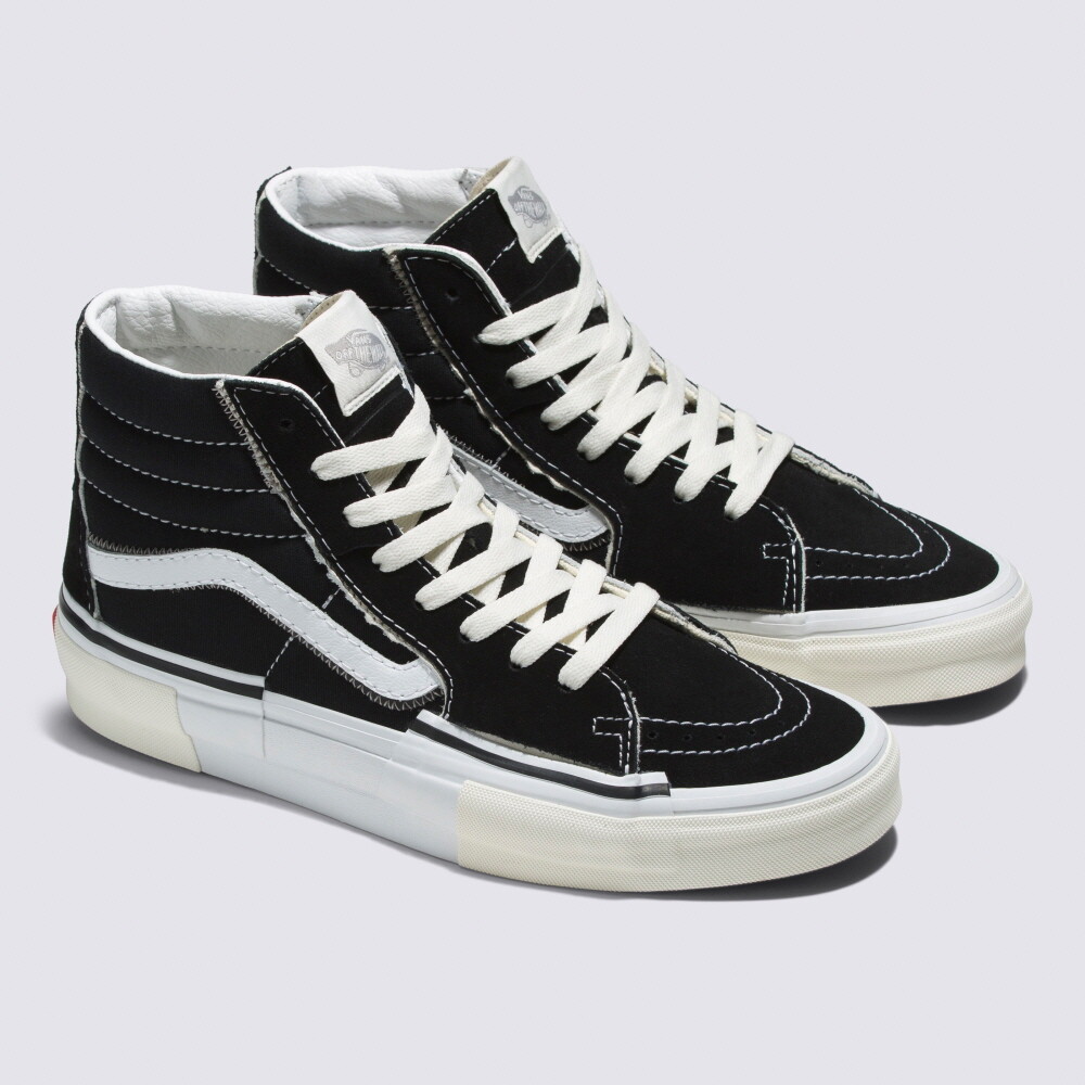Vans Reconstruct SK8-Hi Skate Shoes Sneakers Black/White