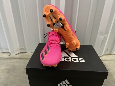 ADIDAS X GHOSTED .1 SG FW6892 Pink Fusion Football Soccer Cleat Sz