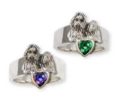 Shih Tzu Ring Handmade Silver Shih Tzu Jewelry SZ13-SR | eBay