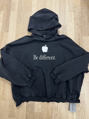 Balenciaga Unreleased FW2022 BE DIFFERENT APPLE LOGO EMBROIDERED