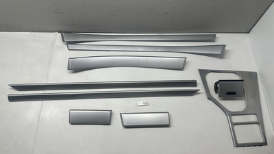 ⭐️ BMW 5 SERIES E39 OEM SATIN SILVER SAVOINI INTERIOR TRIM SET