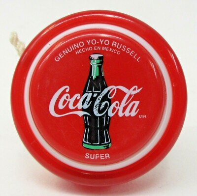 vintage Russell Super COCA COLA Soda toy yo-yo yoyo MEXICO mint