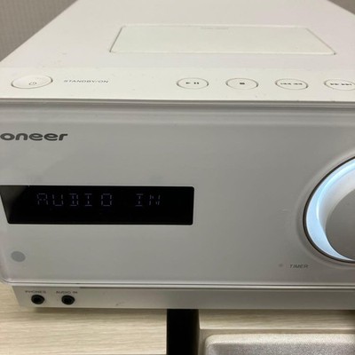 Pioneer X-CM31-W Mini CD Receiver with iPod Dock, FM/AM, USB Used