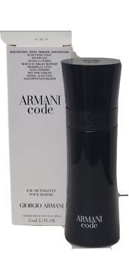 Armani Code for Men by Giorgio Armani Eau de Toilette Spray 2.5 oz