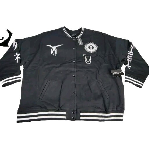 Death Note Varsity Jacket Girls Size 5 Plus Size Ryuk Grunge Goth
