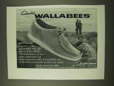 1973 Clarks Wallabees Shoes Ad | eBay
