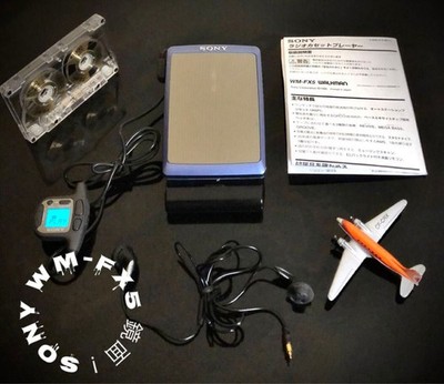 Sony WM-FX5 Cassette Walkman with Radio Blue Fully Serviced Rare
