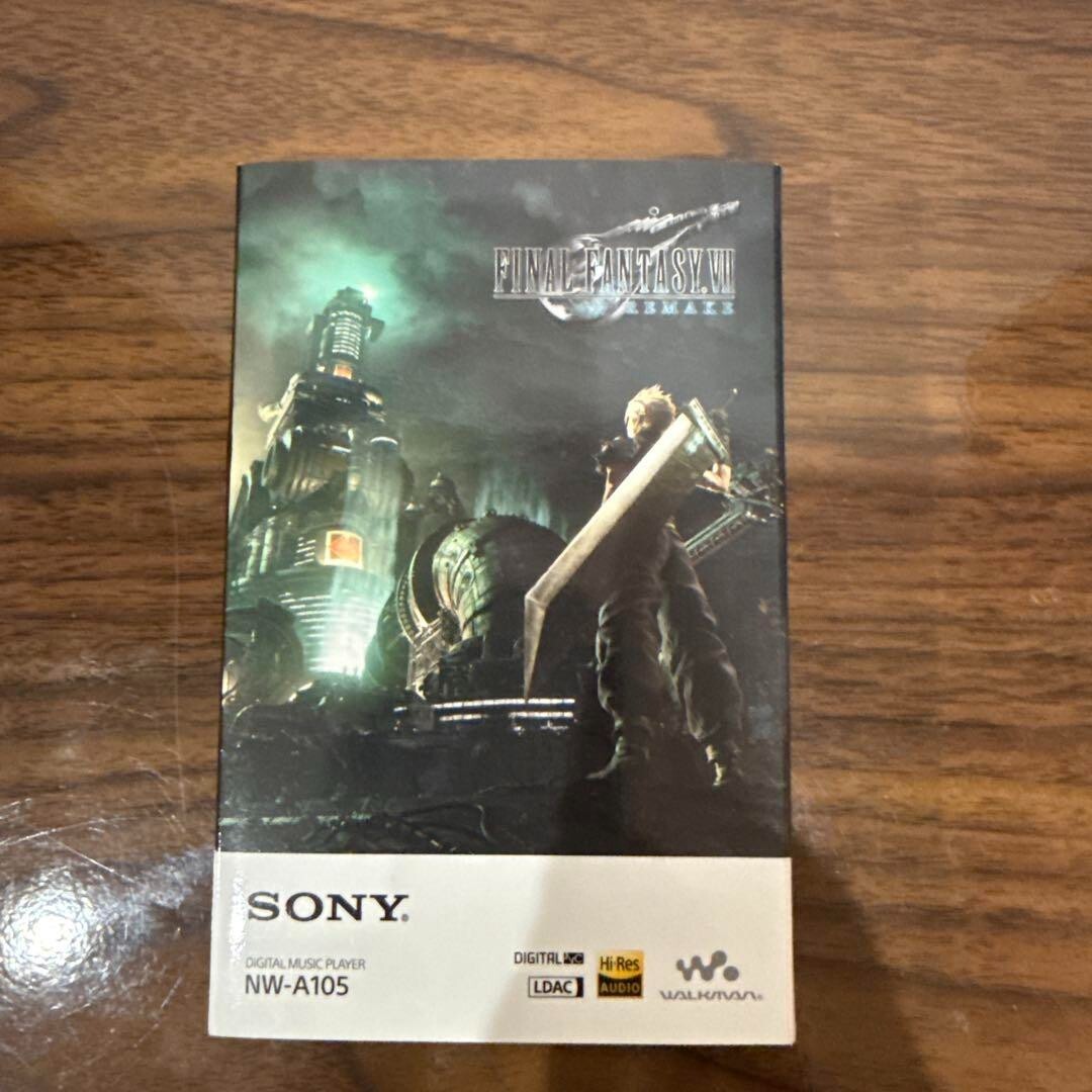 SONY Walkman NW-A105 FF7 Final Fantasy VII Remake EDITION Very