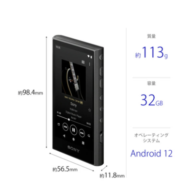 Sony Walkman A Series NW-A306/B 32GB Hi-Res Portable Digital Music