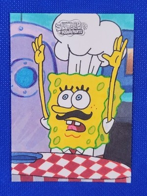 2025 Topps Chrome SpongeBob 25th~Chef SpongeBob~ Sketch Card 1/1
