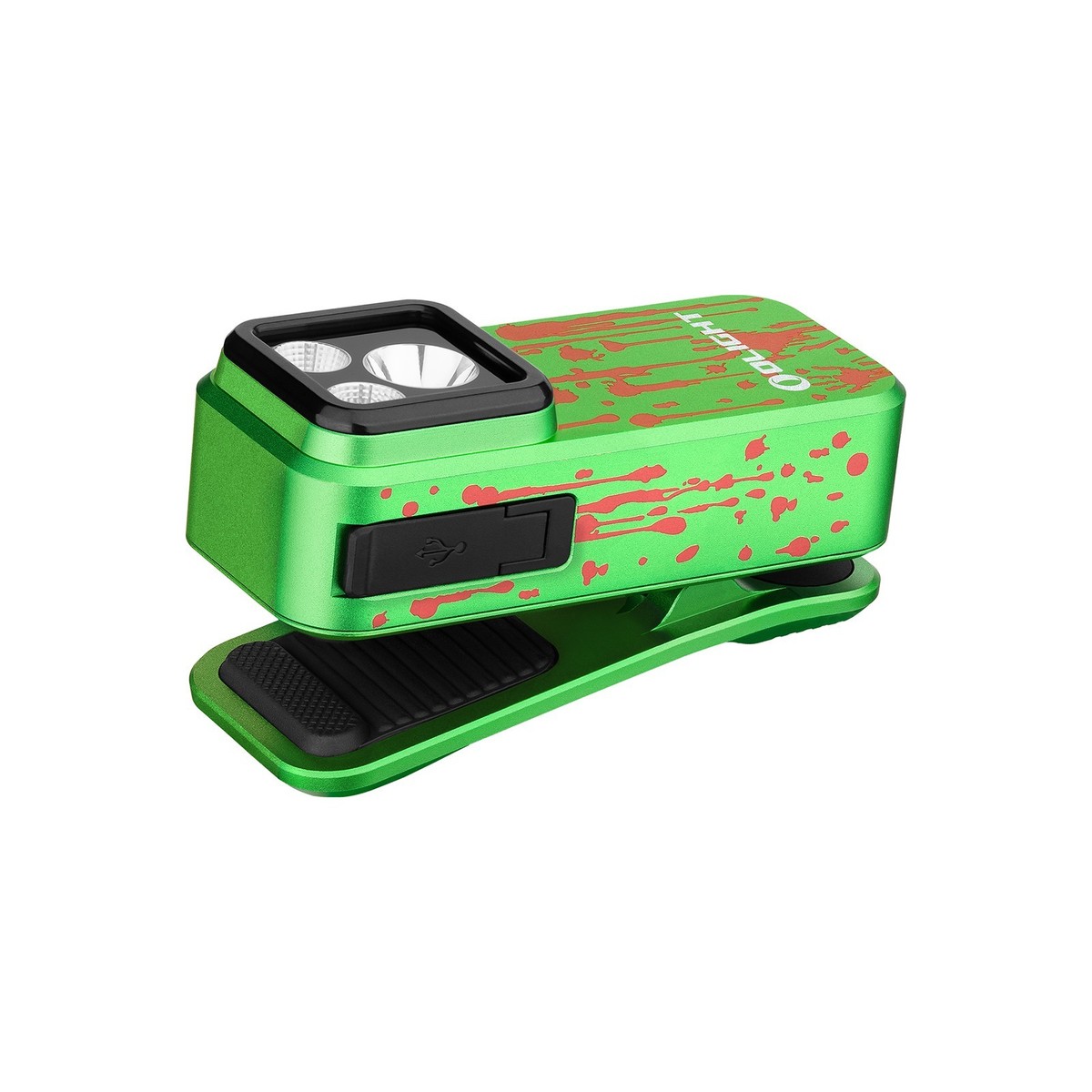 Olight Oclip Pro Zombie Green Clip on Flashlight & AION Zombie