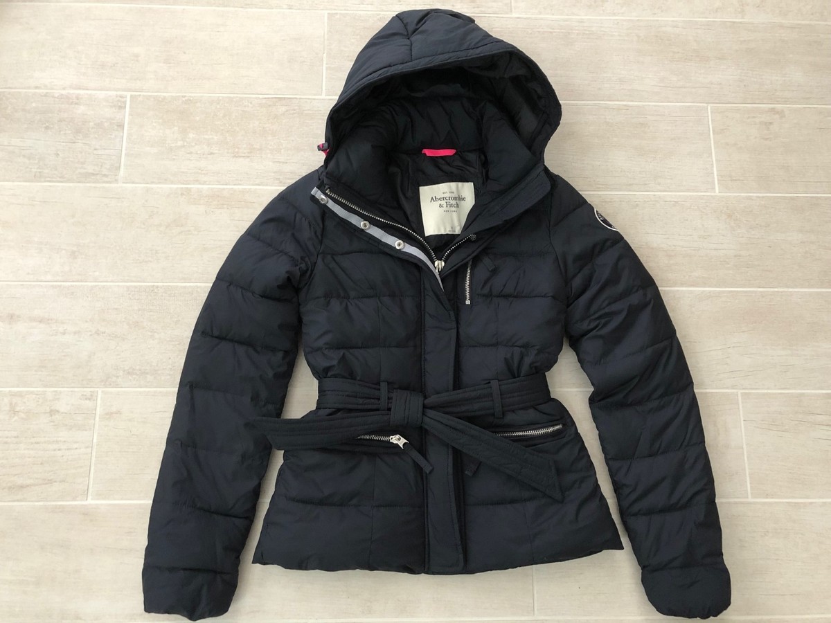 New Abercrombie & Fitch by Hollister Women Hooded Puffer Coat