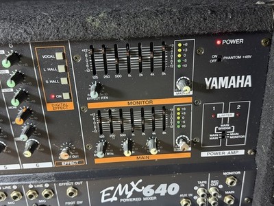 yamaha emx 640 powered mixer | eBay