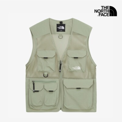 The North Face Korea M'S EXPLORING MESH VEST NV5VQ03B SLATE_KHAKI