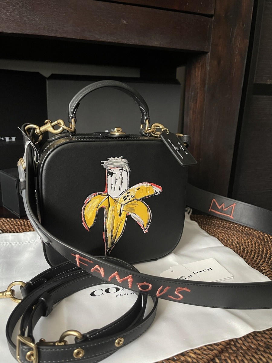 COACH X Jean-Michel Basquiat Worhol Banana Lunch Box & FAMOUS