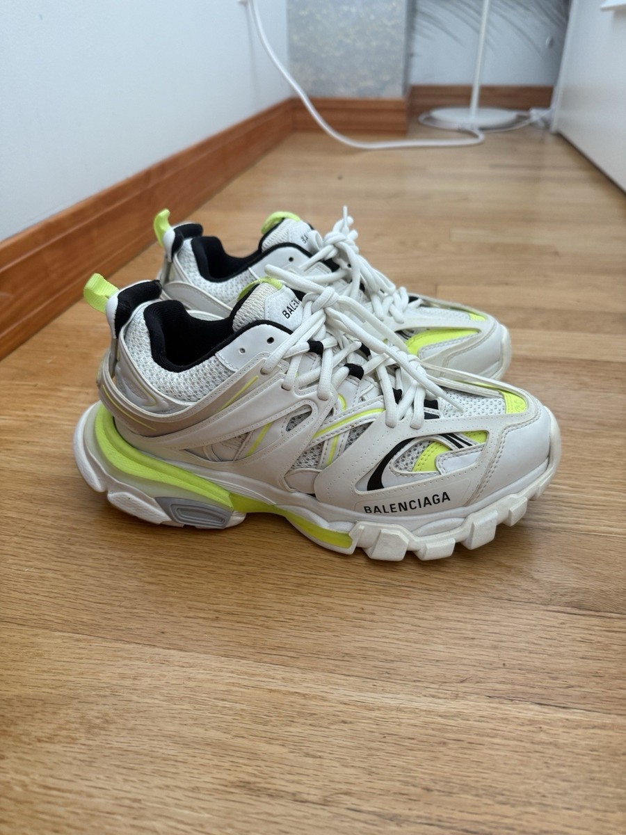 Balenciaga Track Sneakers - White/Yellow | eBay