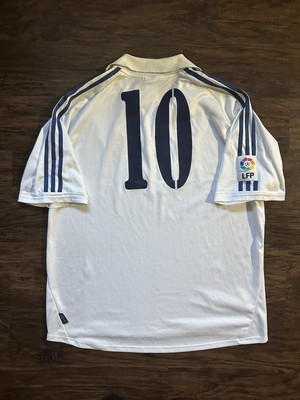 Authentic Adidas Real Madrid 2001-02 Home Soccer Jersey XL Luis