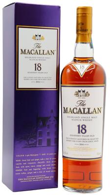 Macallan - 18 year old 2016 Release Sherry Oak Highland Single