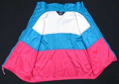 Vintage 80s Woolrich Sigmet Gear Colorblock Womens Full Zip