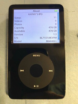 Apple iPod Classic 5th Generation 512GB SSD Excellent Condition | eBay