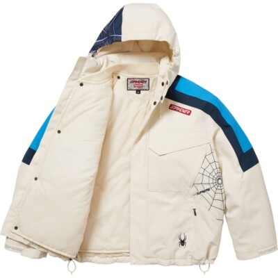 Supreme x Spyder Technical Jacket Stone White FW24 Men's Size