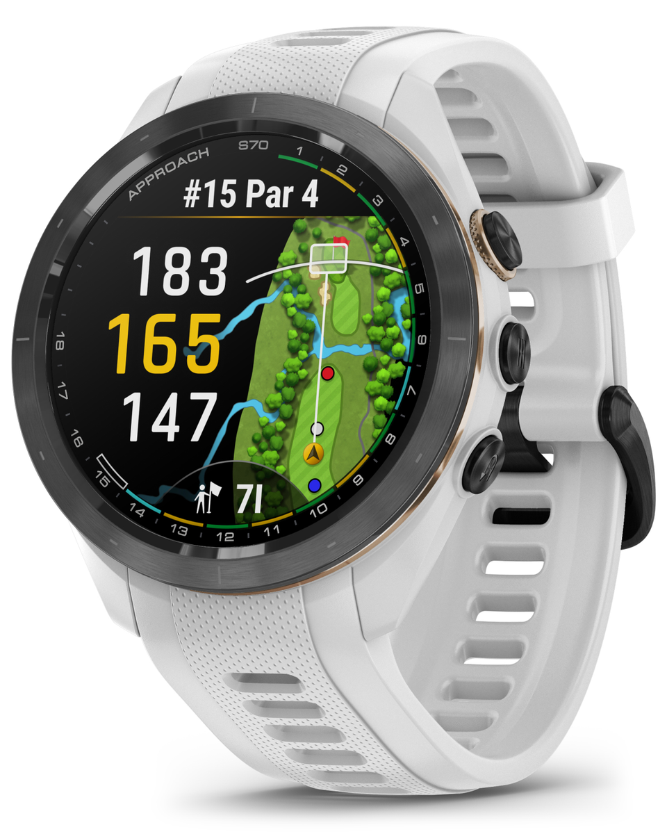 Garmin Approach S70 White 42mm Women Golf GPS Watch 43000+ Courses