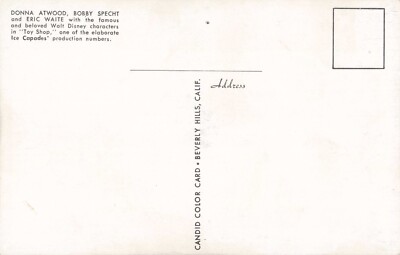 Walt Disney's Toy Shop Ice Capades of 1950 Chrome Postcard | eBay