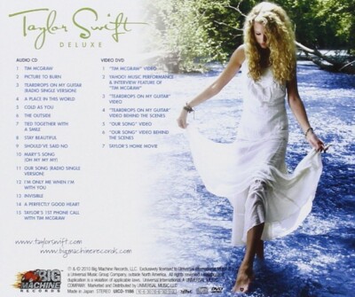 TAYLOR SWIFT DELUXE EDITION JAPAN CD+DVD Ltd/Ed. UICO-1186 Debut